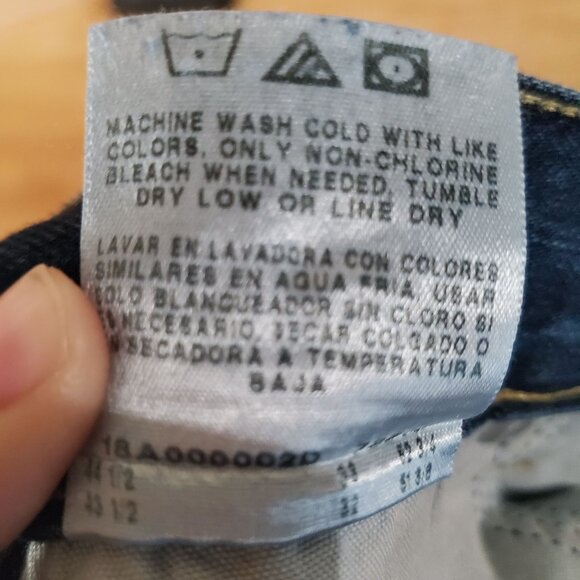 Lee Jeans Mens 42x32 Blue Relaxed Fit Cotton Denim Classic Style - Picture 4 of 12